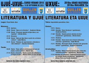 Programa del 15 de septiembre en Uxue