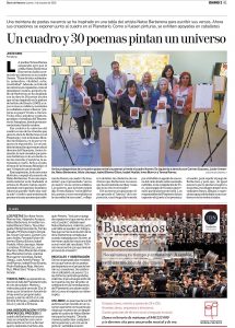 Miradas de artistas en Diario de Navarra