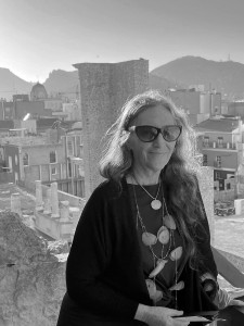 En el Teatro Romano de Cartagena. Fotografía tomada por Charo Guarino en febrero de 2024.