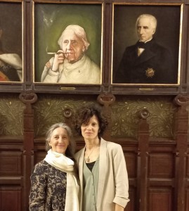 Con Olga Amarís Duarte en el Ateneo de Madrid, 2024