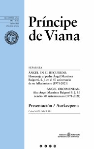 Príncipe de Viana-Ángel Martínez Baigorri en el recuerdo